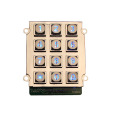 High quality 3x4 matrix illuminated keypads for telephone booth indoor access control system